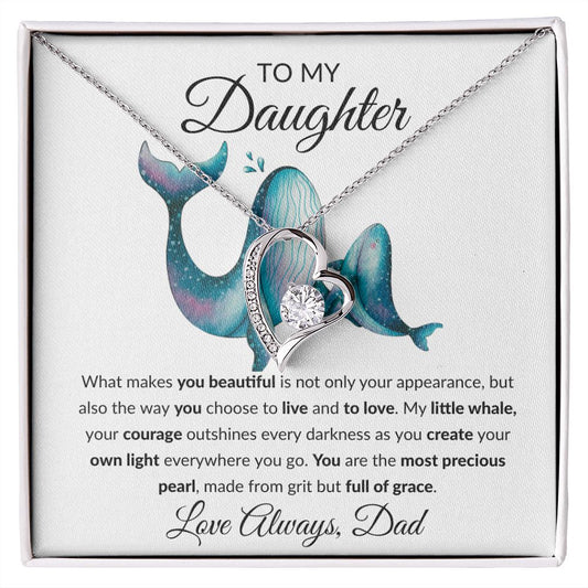 Almost Sold Out -  TO MY DAUGHTER - FOREVER LOVE NECKLACE