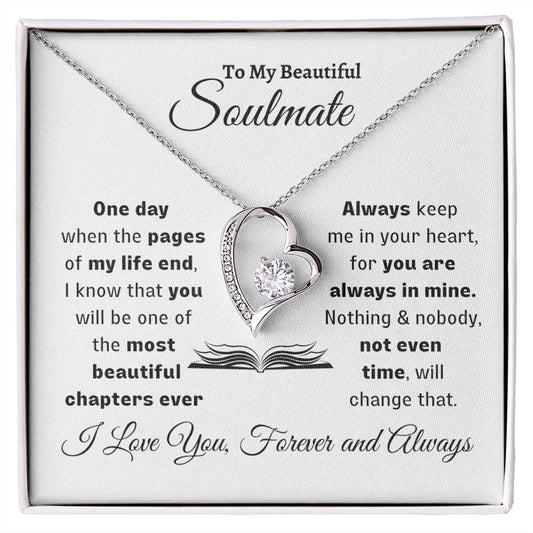 Almost Sold Out - TO MY BEAUTIFUL SOULMATE - FOREVER LOVE NECKLACE