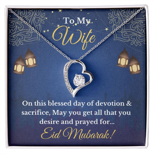 Almost Sold Out - To My Wife For Eid - Forever Love Necklace