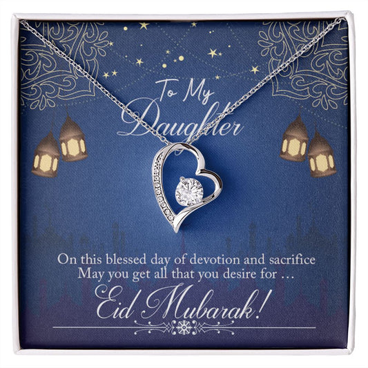 Almost Sold Out - TO MY DAUGHTER FOR EID - FOREVER LOVE NECKLACE