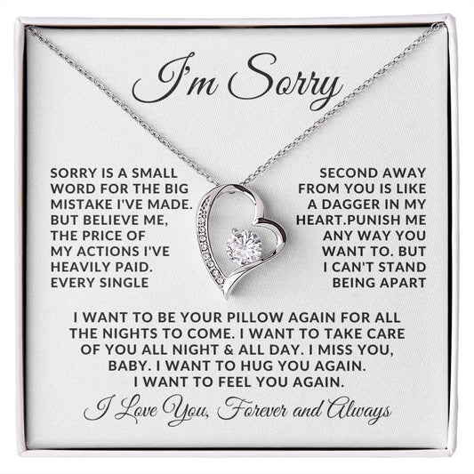 Almost Sold Out -  I'M SORRY - FOREVER LOVE NECKLACE