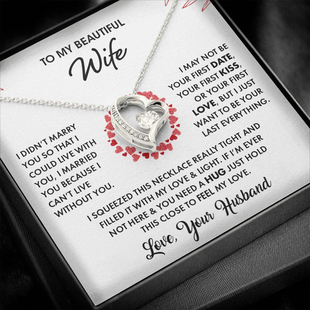 [Almost Sold Out] To My Beautiful Wife - Forever Love Necklace