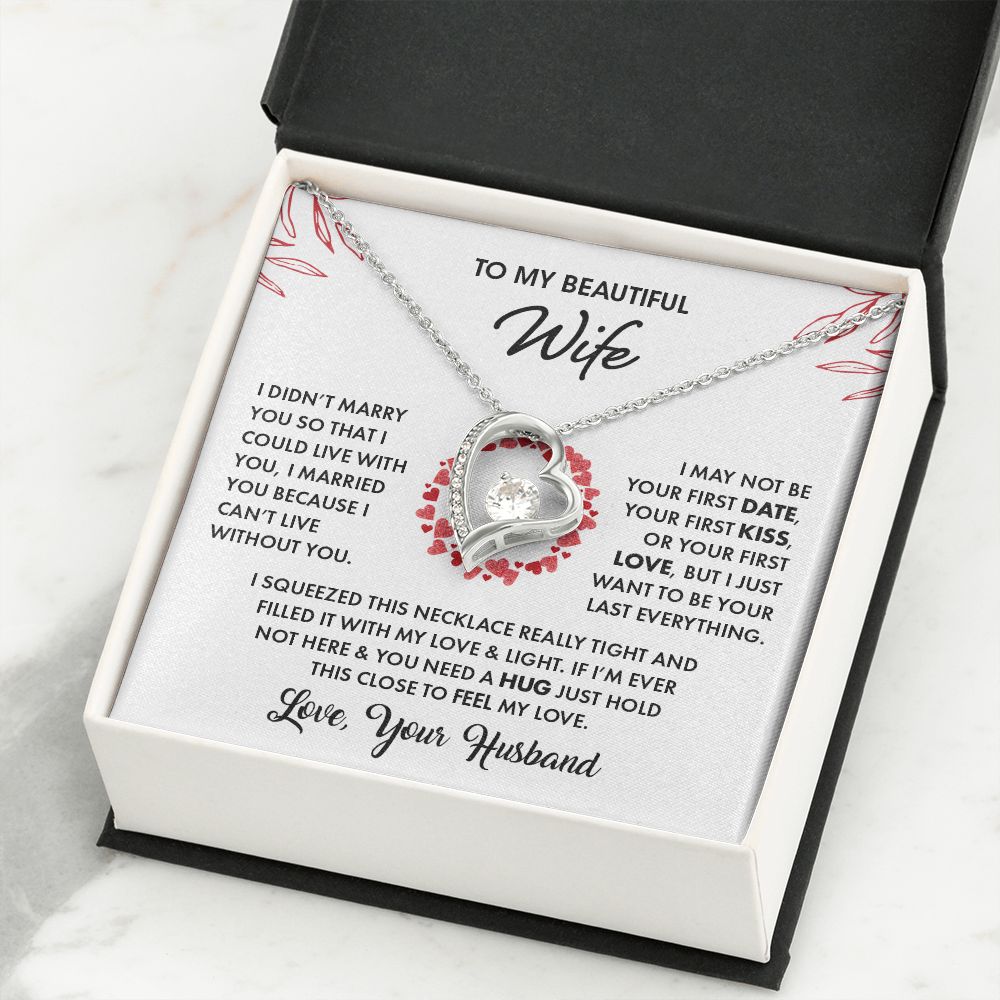 [Almost Sold Out] To My Beautiful Wife - Forever Love Necklace