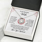 Beautiful Wife Can't Live Without You Gift - Forever Love Necklace