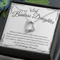 [ ALMOST SOLD OUT ] TO MY BADASS DAUGHTER - FOREVER LOVE NECKLACE