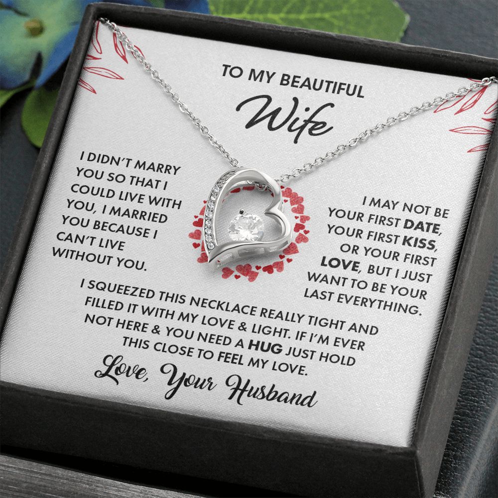 [Almost Sold Out] To My Beautiful Wife - Forever Love Necklace