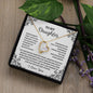 [ALMOST SOLD OUT] TO MY DAUGHTER - FOREVER LOVE NECKLACE