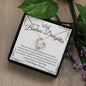 [ ALMOST SOLD OUT ] TO MY BADASS DAUGHTER - FOREVER LOVE NECKLACE