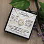 [50% OFF TODAY]  TO MY LOVELY DAUGHTER - FOREVER LOVE NECKLACE