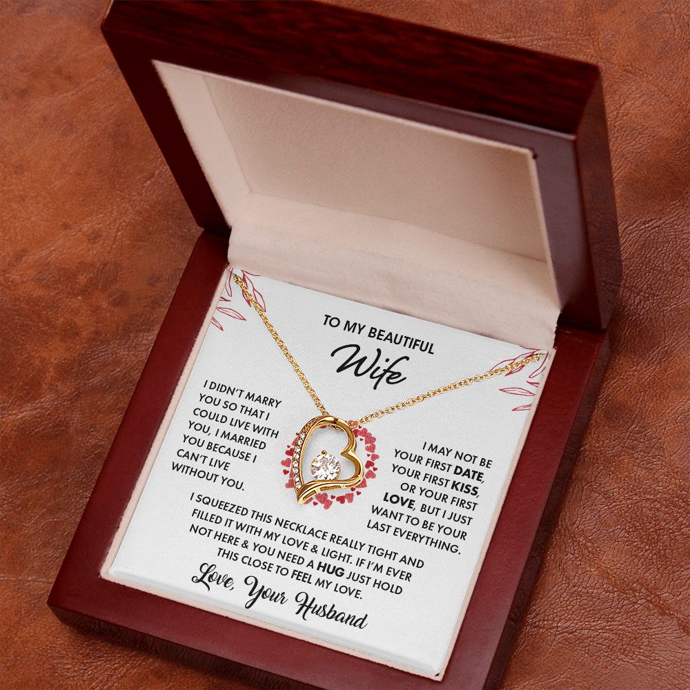[Almost Sold Out] To My Beautiful Wife - Forever Love Necklace