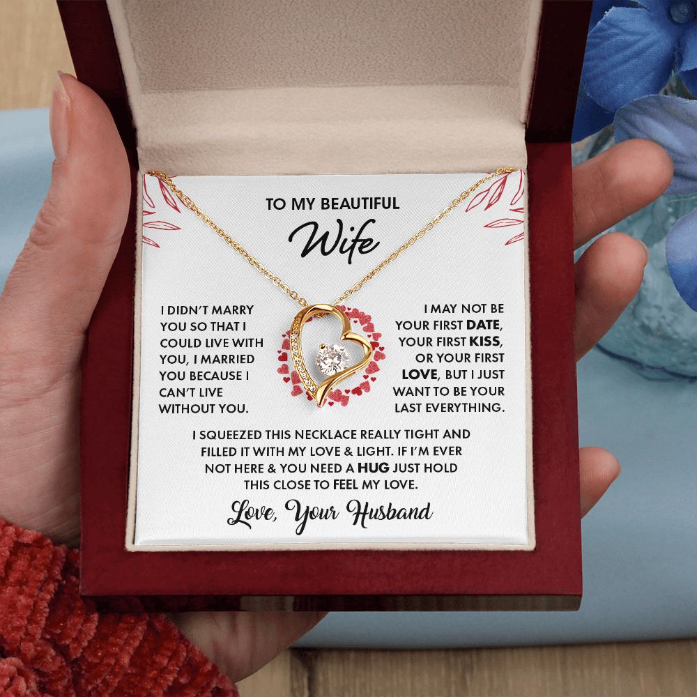 [Almost Sold Out] To My Beautiful Wife - Forever Love Necklace