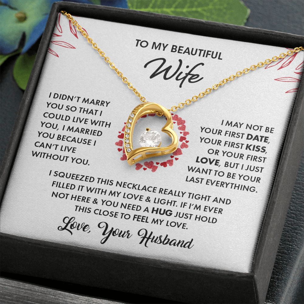 [Almost Sold Out] To My Beautiful Wife - Forever Love Necklace