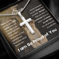 [50% OFF TODAY] TO MY SON - ARTISAN CRAFTED CROSS NECKLACE