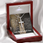 [50% OFF TODAY] TO MY SON - ARTISAN CRAFTED CROSS NECKLACE