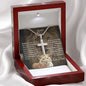 [50% OFF TODAY] TO MY SON - ARTISAN CRAFTED CROSS NECKLACE