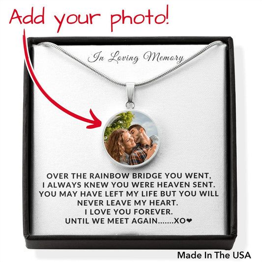 Almost Sold Out - IN LOVING MEMORY - PERSONALIZED CIRCLE NECKLACE