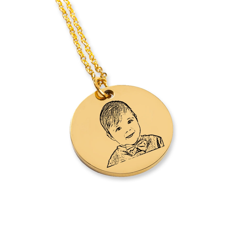 Almost Sold Out - Baby Portrait Necklace