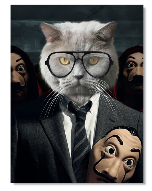 SEE YOUR BELOVED PROFESSOR CAT LEAD A HEIST ON CANVAS
